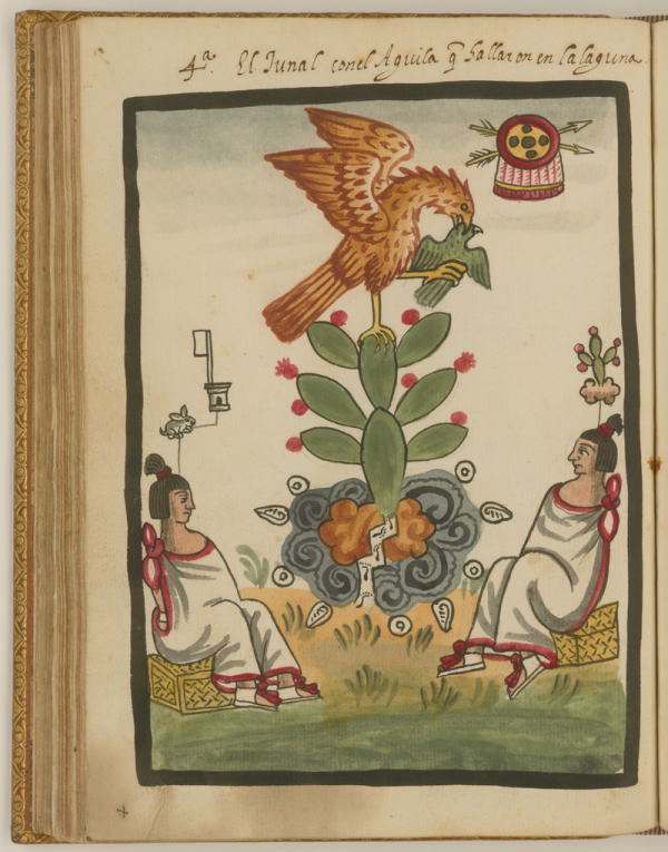 The_Eagle,_the_Snake,_and_the_Cactus_in_the_Founding_of_Tenochtitlan_WDL6749